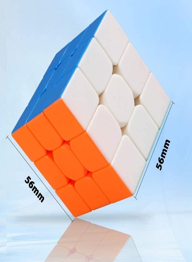 D ETERNAL Adult,Youth,Kid Speed Cube 3x3 with Lubricant and Display Stand, Professional Magic Puzzle Stickerless Puzzle Cube Game Toy (3x3+Stand+Lube) - Image 5